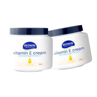 Redwin月见草维生素E润肤霜300g身体乳面霜2瓶秋冬保湿更划算