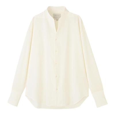 COMMONVALUE峡谷领长袖衬衣