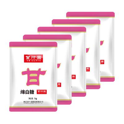 甘汁园绵白糖1kg5袋烘培面包