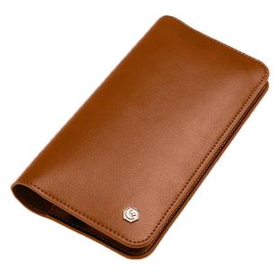 手机收纳包适用苹果华为VIVO荣耀小米oppo三星商务办公大容量男士手拿卡包证件包保护套通用双手机便携钱包