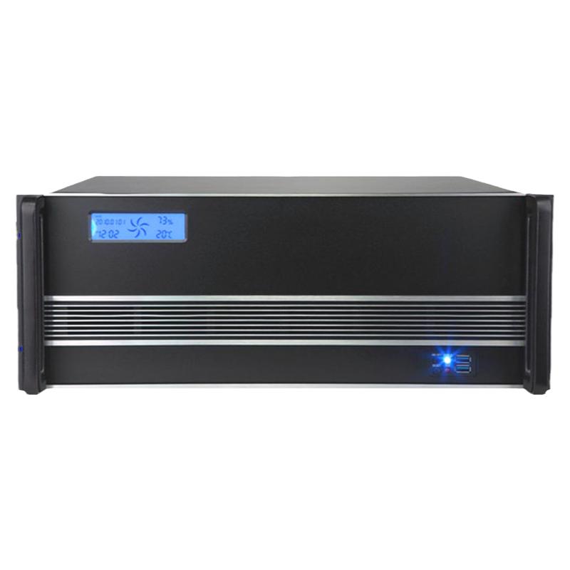 鼎翔4U工控机箱LCD显示屏铝面板