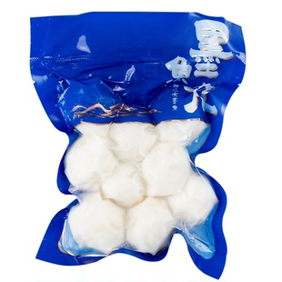 精致潮菜手打墨鱼丸墨斗丸潮汕丸子鱼饺鱼册鱼枣虾枣拼四顺丰包邮
