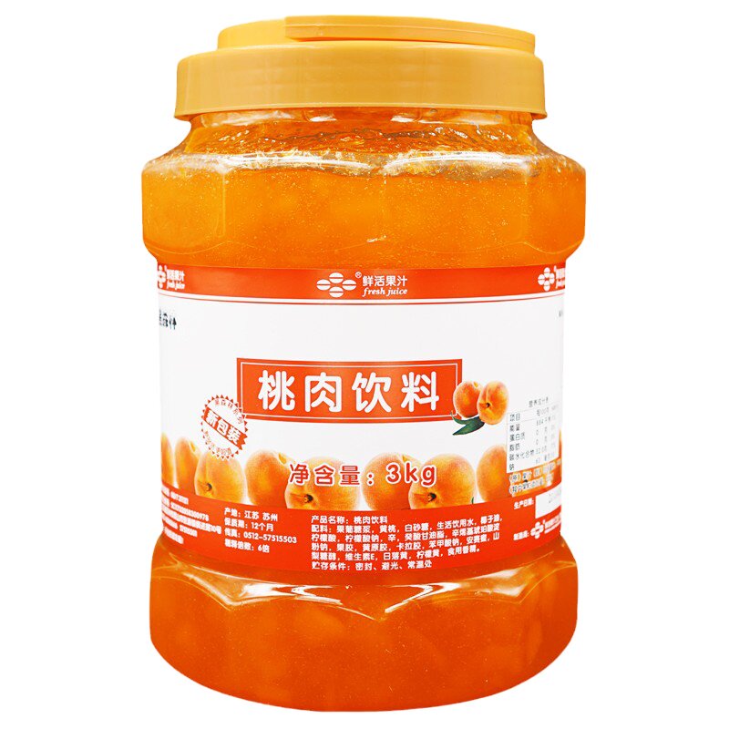 水蜜桃酱浓缩果汁黑森林