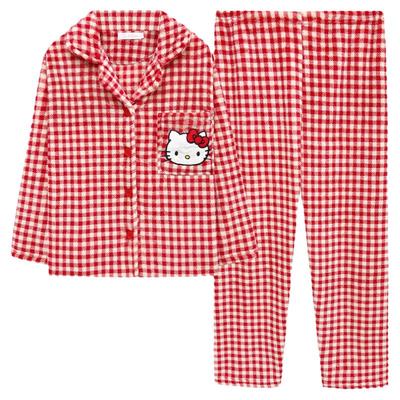 HelloKitty珊瑚绒加厚保暖睡衣