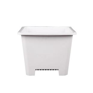 白色多肉花盆景天小方盆景天盆多肉塑料小黑方加厚花卉绿植育苗盆