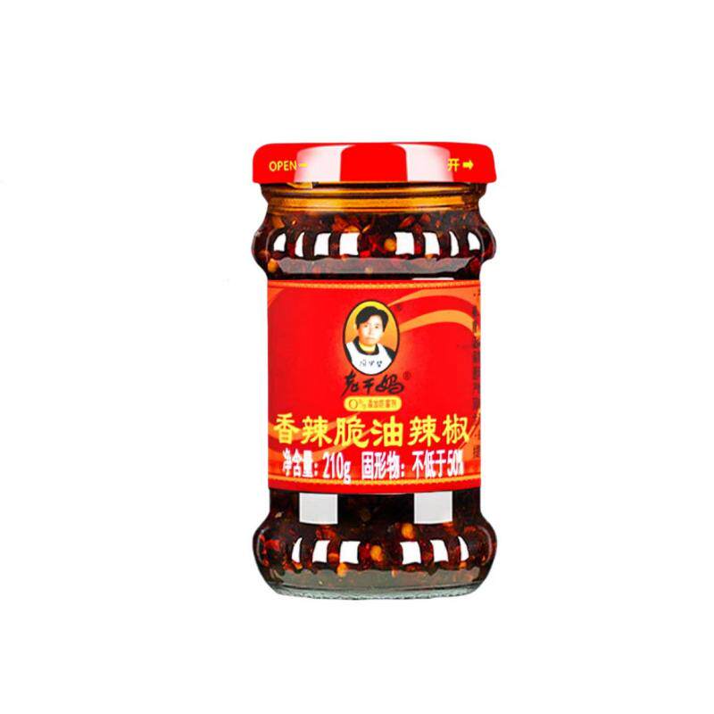 老干妈香辣脆油辣椒210g下饭菜拌饭酱拌面夹馍炒菜火锅调料贵州