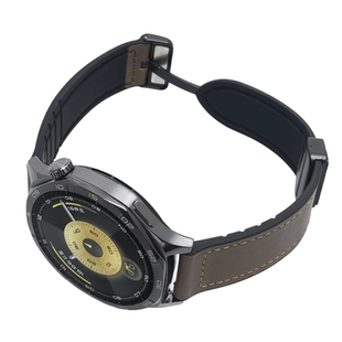 适用佳明Forerunner255表带254/265Garmin手表2s磁吸3s疯马纹皮硅胶645智能Vivoactive运动venu2男款Vivomove