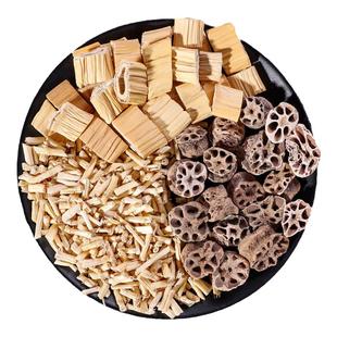 藕节芦根白茅根水小儿流鼻血中药新鲜干中药材莲藕节头茅草根汤包