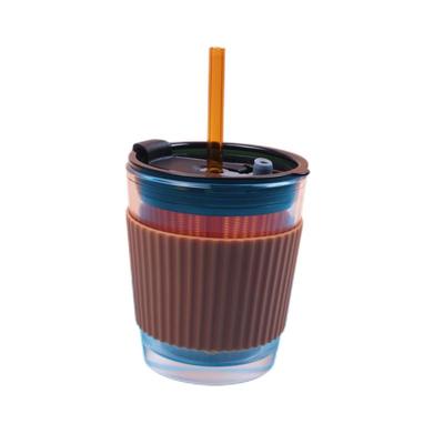 硅胶锥形杯套玻璃杯隔热套