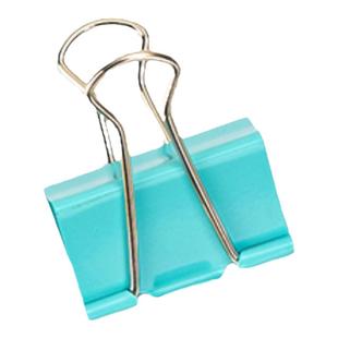 得力长尾夹燕尾夹文件夹小夹子彩色金属票据票夹大号文具大夹子文件凭证装订固定夹小号试卷强力铁夹办公用品