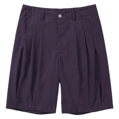 紫灰色基础款舒适夏季裤子短裤男