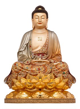 京铜普陀山九华山佛像摆件