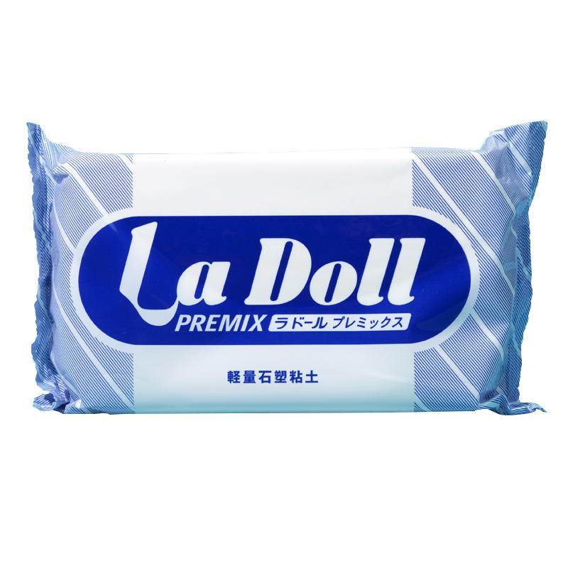 日本进口LaDoll石塑粘土diy材料包手工粘土制作手办免烧免烤风干泥塑BJD关节球形轻量化石粉黏土蓝包粉包套装