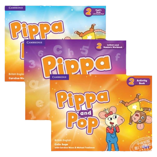 Pippa and Pop Level 2 英文原版剑桥幼儿英语级别2 学生书练习册教师书 学龄前儿童幼教启蒙识字算术 pippaandpop