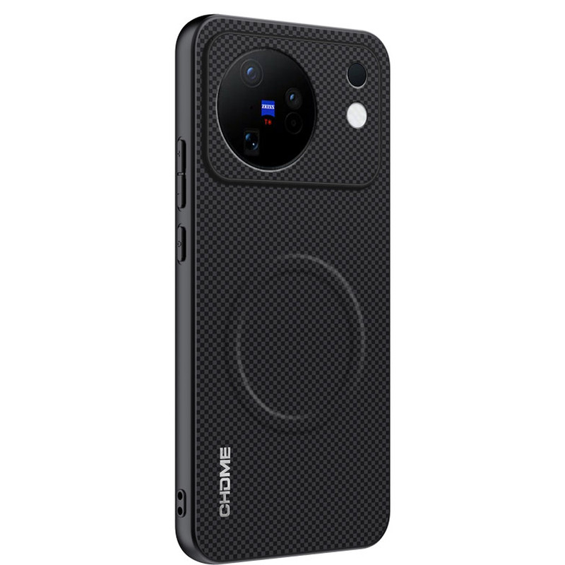 适用vivoX500内置磁吸马克纹壳