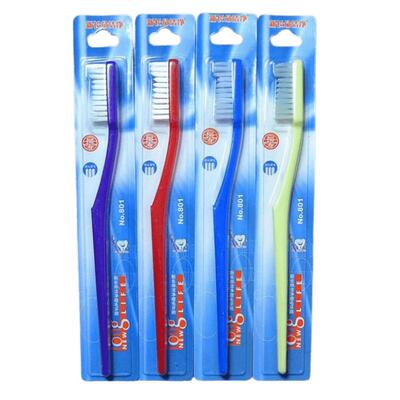 新长命793大头特硬毛牙刷假牙刷