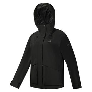 FILA 斐乐官方女上衣两件套25冬新款户外运动保暖连帽三合一外套