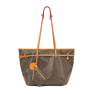 Cuisee/崔氏新款遇见托特包大号老花包简约单肩包轻手提包包女