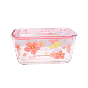 玻璃保鲜盒大容量可微波加热泡菜盒腌菜罐冰箱专用储存分装密封盒