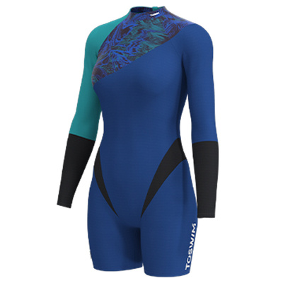 TOSWIM保守显瘦泡温泉连体泳衣女