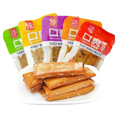 百年吴府记口爽嫩厚豆干小零食散装500g豆腐干香辣麻辣五香味四川