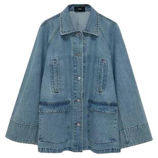 IMMI 设计师品牌 女士涂层牛仔工装外套(水洗产品) 300124