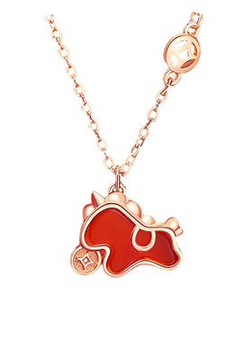 马上有钱项链属马本命年项链