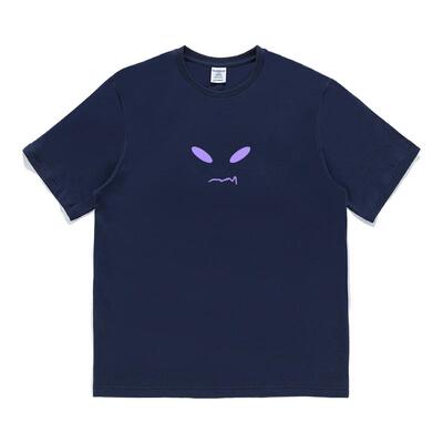 藏青色正肩t恤女简约小众潮牌夏