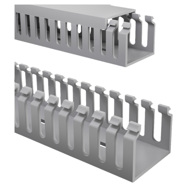 pvc配线槽塑料阻燃工业配电柜箱走线槽控制柜电线明线理线器行线