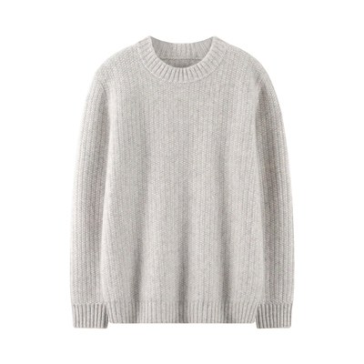 【100%纯山羊绒】加厚羊绒衫男