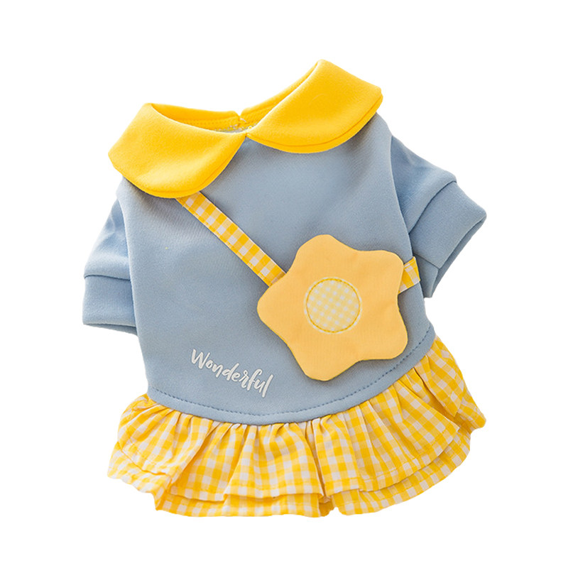 猫咪衣服可爱小狗狗公主裙幼猫小猫春装柯基小型犬宠物狗春季衣服