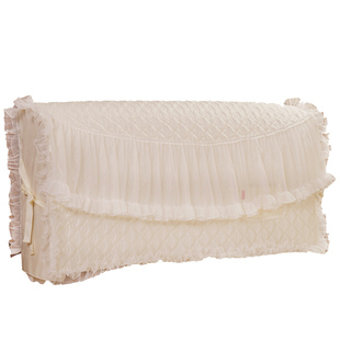 百搭蕾丝床头罩纯棉床头套床头盖巾盖布软包欧式靠背防尘罩简约