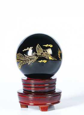 老神仙黑曜石龙凤化解正北凸角