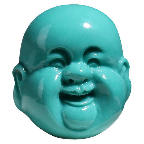 湖北原矿精品高瓷蓝绿松石弥勒背云吊坠隔珠金刚星月佛珠手串配饰