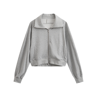 COLN半拉链高领短款卫衣横扫班味 单穿自在叠穿有趣怎么穿都对味