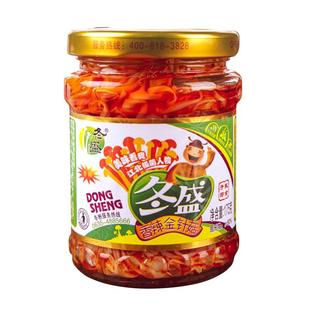 冬盛香辣金针菇175g*3瓶装金针菇下饭菜拌饭拌面开味零食金针菇