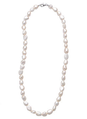 天然珍珠项链异形不规则嘻哈风