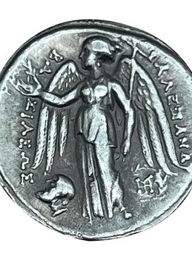 古希腊饰品复刻古币雅典娜水瓶座