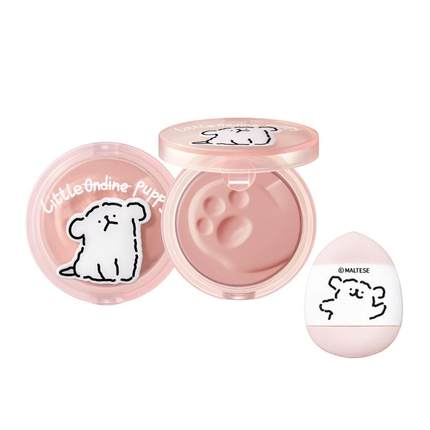 【双旦狂欢】小奥汀线条小狗联名怦怦腮红膏提亮肤色哑光膨胀收缩