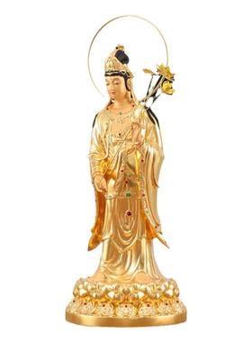 信扬黄铜保平安新中式家用摆件