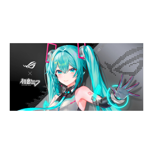 ROG联名初音未来鼠标垫超大号桌垫高清可定制电竞游戏网吧耐脏