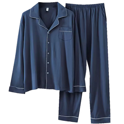 男士睡衣四季可穿春秋款莫代尔棉