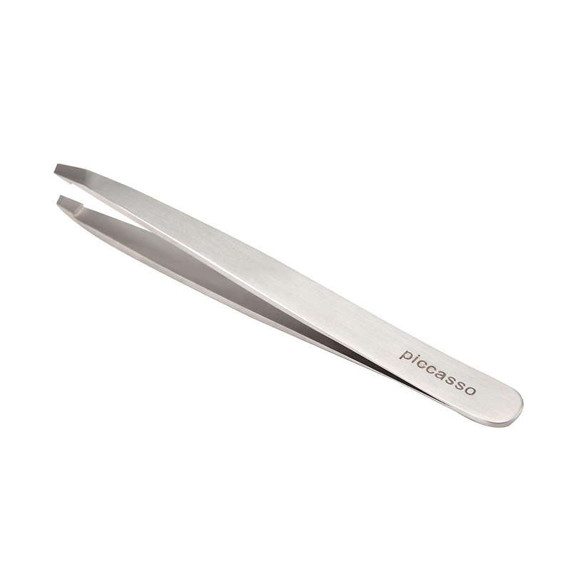 韩国piccasso不锈钢光滑睫毛镊子