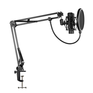 芯鲜 麦克风支架悬臂电容话筒支架声卡支架桌面悬挂麦架机架咪架