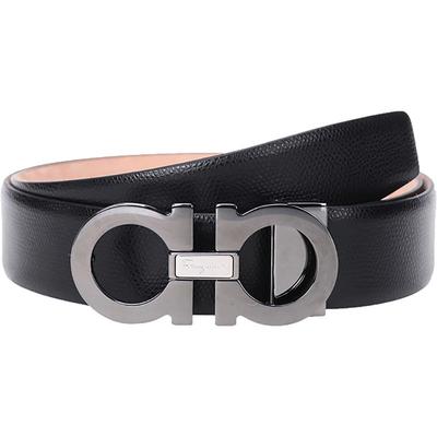 商务皮带男腰带马衔扣菲拉格慕