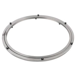 不锈钢餐桌转盘底座轴承大理石玻璃实木饭桌圆桌家用圆形旋转轨道