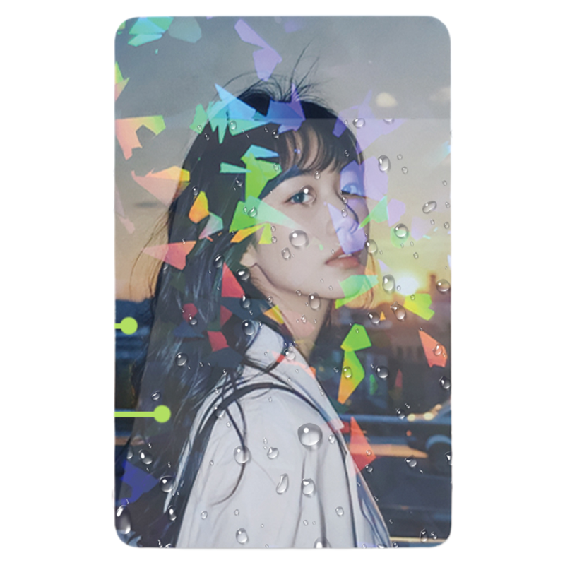 祎诺优品加厚圆角小卡来图定制diy自印小卡自制明星小卡韩娱卡二次元动漫卡打印触感亮膜镭射膜满天星卡印刷