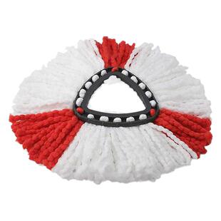 德国三角拖把替换装拖把头好神彩色拖头不掉毛微墩布省力包邮送达