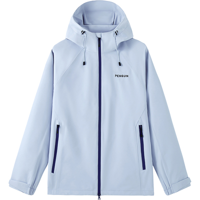 企鹅户外时尚冲锋衣防风防泼水