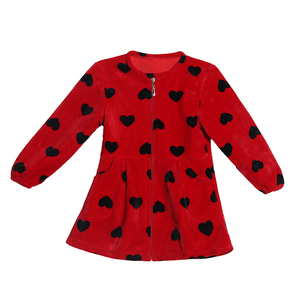 秋冬季儿童罩衣韩版长袖秋冬季